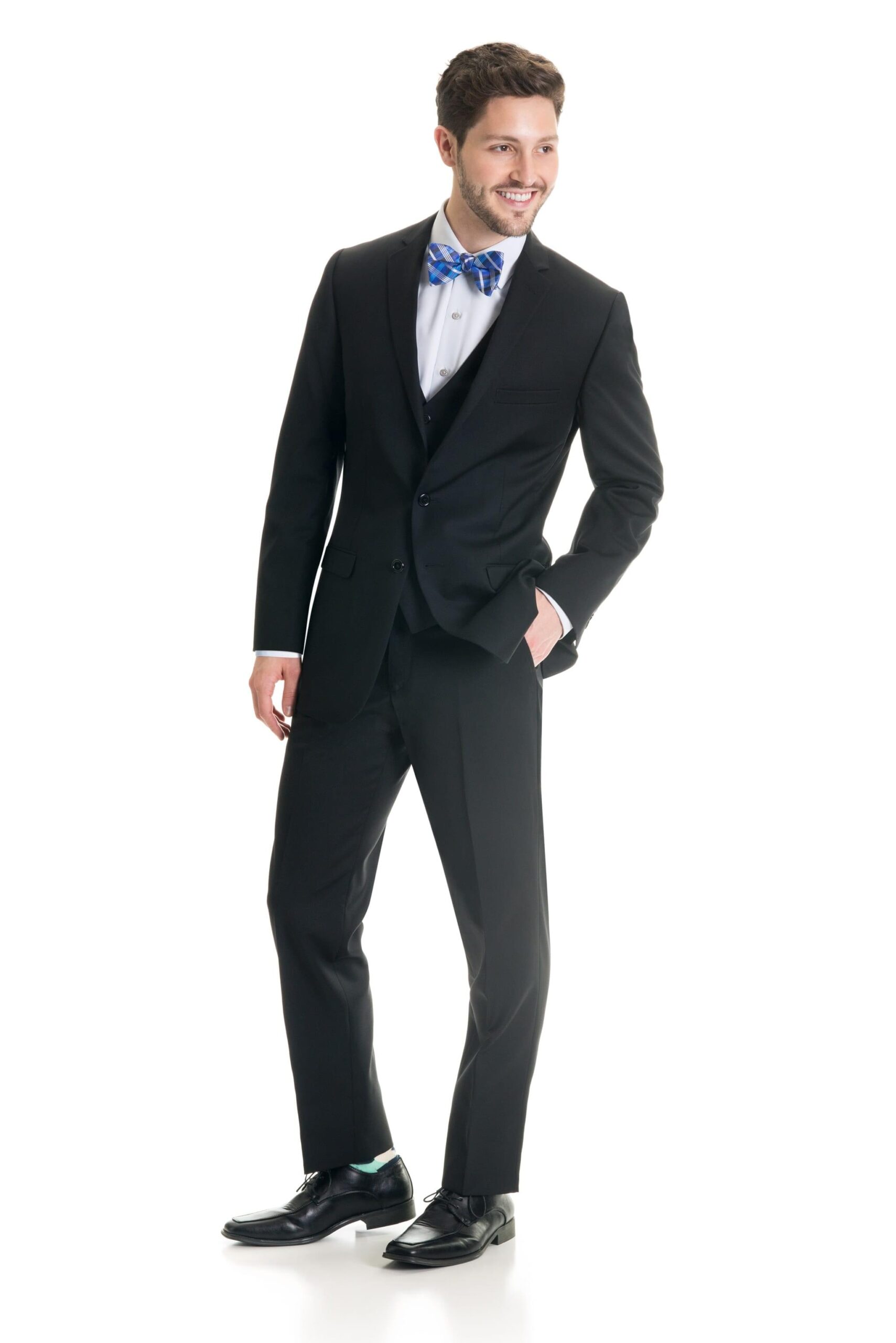 Black Slim Fit Suit Coat – Super 120’s