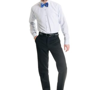 Black Slim Fit Suit Pants - Super 120's