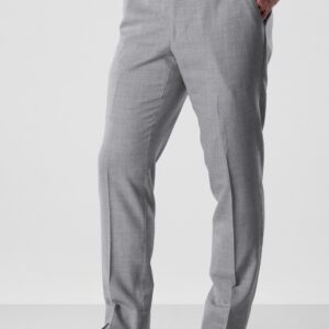 Heather Grey Clayton Slim Fit Suit Pants